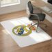Licensed Décor Real Madrid Mat - Medium (125cm (b) x 100cm (h) - Full Colour Crest op Wit