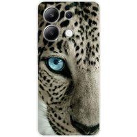 Xiaomi Redmi Note 13 4G Oeil de leopard bedrukt siliconen hoesje
