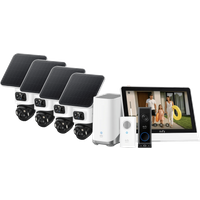 EufyCam S4 4-Pack + HomeBase 3 + Video Doorbell E340 + Smart Display E10