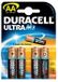 Duracell Ultra Power AA Alkaline Batteries - 4 Pack