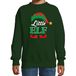 Bellatio Decorations Little elf Kerstsweater - groen - kinderen - Kersttruien / Kerst outfit 170/176