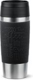 Emsa Travel Mug Classic N2020200 reisdrinkbeker 360 ml Zwart, Roestvrijstaal