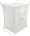 Yamazaki Home Wasmand Kleding Mand Liner | Staal + Katoen, Groot, Wit