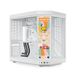 HYTE Y70 Touch Infinite Dual Chamber ATX Mid Tower moderne esthetische behuizing met geïntegreerd 2.5K LCD-touchscreen - Sneeuwwitje