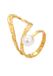 Gaya Leo E-Commerce Ltd. Gaya Ring Statement ring Roestvrij staal Goud One-size Vrouwen