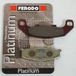 Ferodo plaquette de frein Kawasaki 250 KR1 1989 FDB508P Gris