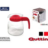 Quttin 58075 Glazen Koffie Pitcher, 650 ml, Verschillende kleuren, Glas