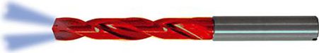 Guhring - Foret hélicoïdal en carbure monobloc, Superline 5 x D, Type RT 100 U, DIN 6537, DIN 6535, Forme HA, Surface Fire, Ø M7 : 9,40 mm, Long. totale 103 mm