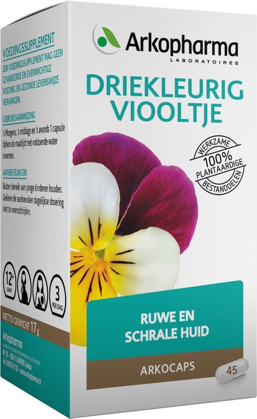Arkocaps Driekleurig Viooltje Capsules 45CP