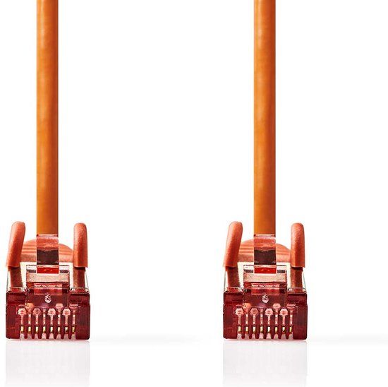 Nedis CCGL85221OG025 netwerkkabel Oranje 0,25 m Cat6 SF/UTP (S-FTP)