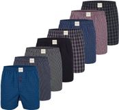 Phil & Co. Berlin Heren Boxershorts 8-pack - Katoenmix - Wijde Pasvorm