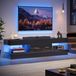 OEM TV-meubel hoogglans zwart met LED-verlichting en lade voor 55-65 inch TV