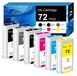 HP 72 cartouches d'encre, 130 ml, compatible avec Designjet