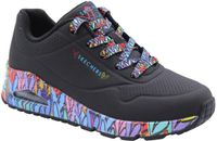 Skechers Sport Casual UNO RAVAGED LOVE Sneakers Vrouw 177918 BKMT