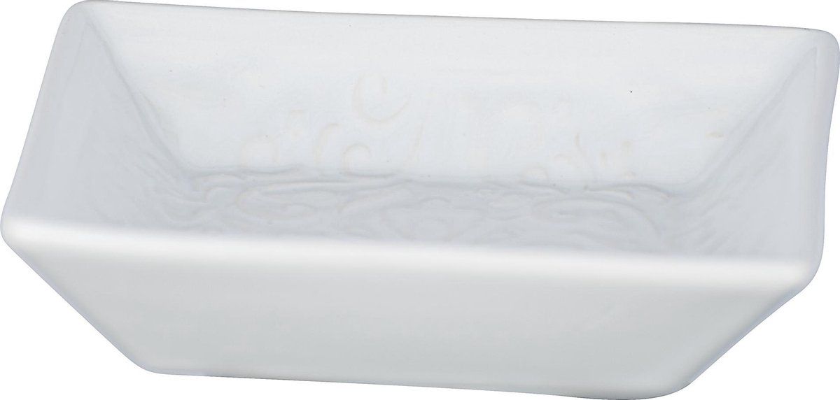 WENKO Cordoba zeephouder - 10,5 x 2,5 cm - keramiek - wit