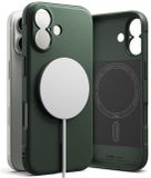 Ringke Onyx Magnetic | Hoesje Geschikt voor Apple iPhone 17 | Compatibel met MagSafe / Qi2 | Back Cover Flexibel TPU | Groen