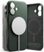 Ringke Onyx Magnetic | Hoesje Geschikt voor Apple iPhone 17 | Compatibel met MagSafe / Qi2 | Back Cover Flexibel TPU | Groen