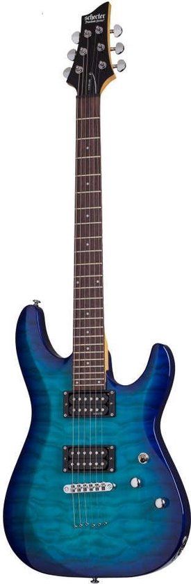Schecter C-6 Plus Ocean Blue Burst - 2022 Model