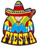 Widmann Mexicaans Fiesta decoratie bord 55 x 55 cm