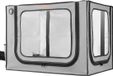 VEVOR 3D-printerbehuizing/printertent (80x58x58 cm), stof- en waterdichte beschermhoes met constante temperatuurregeling, led-verlichting en ventilatie, compatibel met Bambu Lab A1 Combo grijs