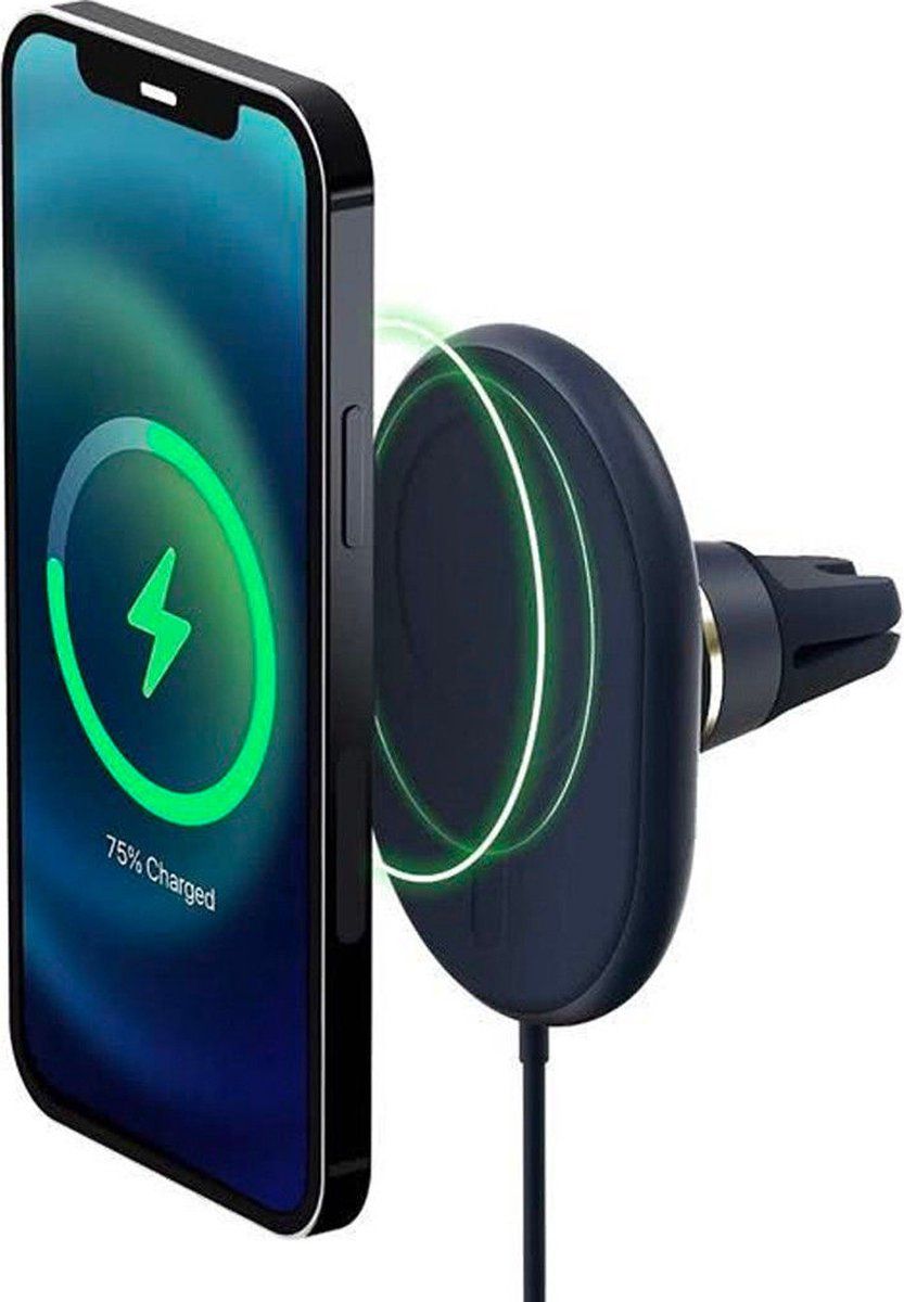 iOttie Velox Magnetische MagSafe Ovale Telefoonhouder Auto Blauw