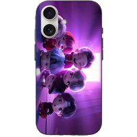 Maniacase Hoes voor Oppo A74 BTS Bangtan BT21 Chimmy Jimin Gele Achtergrond