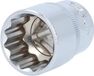 BRILLIANT TOOLS 1/2" twaalfkant dop 22 mm - BT022422