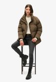 Superdry Halflange Pufferjas Dames Gewatteerde Jas