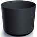 Prosperplast Plantenpot/bloempot Babylon - kunststof - buiten/binnen - antraciet grijs - D29 x H29 cm