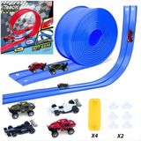 Jojoy - Racebaan - 10 Meter Dubbele Baan - Blauw