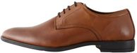 Next - Heren - Egaal leren derbyschoenen - Bruin