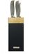Diamant Sabatier Riyouri bloc à couteaux - set de 5 couteaux - noir