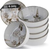 Moritz & Moritz BLOSSOM Mueslikommen Set 6-delig Grijs