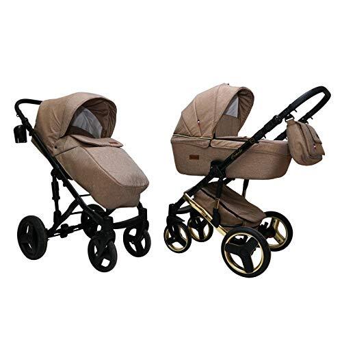 Lux4Kids Kinderwagen Kinderwagen Kinderwagen Isofix Autostoel DIN EN 1888 Hego by Desert 09 2in1 Zonder Babyzitje