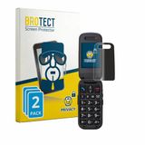 BROTECT - privacy screenprotector voor Panasonic KX-TU446 - Folie Beschermfolie Blauwlichtfilter 2 Stuks
