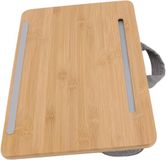 Merkloos / Sans marque ZenithVibe Stable Cushion Lap Stand - Multifunctional Laptop Desk Portable 3-in-1 Bamboo for Sofa Bed
