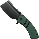 Kansept XL Korvid T1030A1 Black, OD Green Black G10 zakmes - Justin Koch design