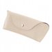 Stylion Elegante Brillenetui van Eco-leer met Knipsluiting - Beige