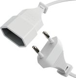 SONERO Netkabel Verlengstuk, X-ESG-ESB-050W, recht, wit, 5m