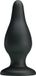 PRETTY BOTTOM | Pretty Love Bottom - Ergonomic Silicone Plug 15.4 Cm - Black