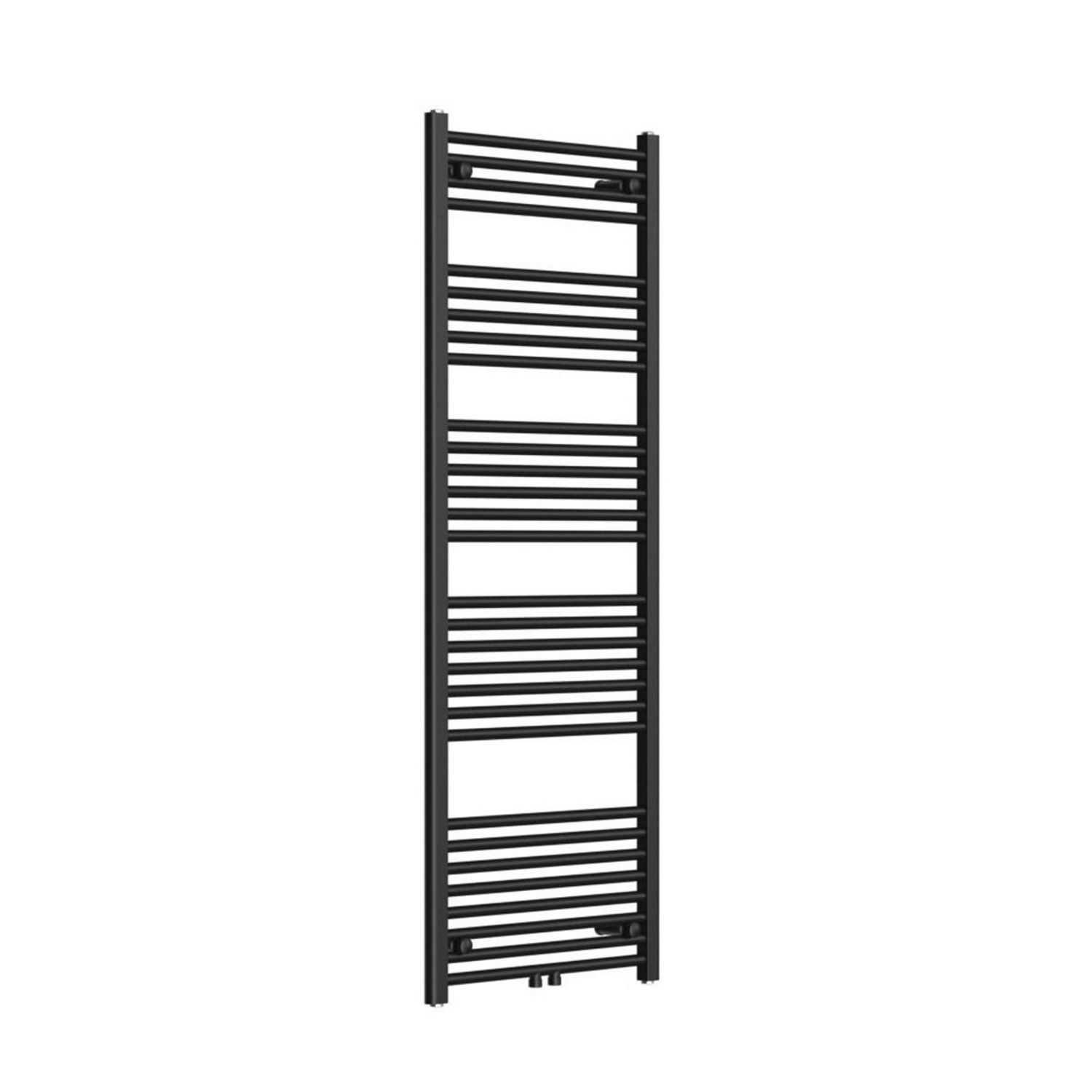 Boss & Wessing Saniro Radiator 60x160 cm - Mat Zwart - Middenaansluiting - 8719304059950