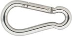 Dulimex Karabijnhaak 245-08I C-DIN 5299 RVS AISI 316 80 x8mm