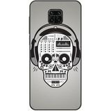 Xiaomi Redmi Note Versterkt hard hoesje - ontwerp skull music