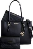 Michael Kors Handtas Dames Charlotte Zwart 34 x 27 x 11 cm