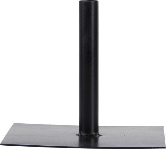 Esschert Design Voet voor paalvoederhuisjes - Zwart - Metaal - 20x20x17 cm