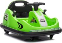 LEAN TOYS Véhicule électrique, véhicule rechargeable, Gts1166, voiture d'enfant verte, voiture électrique