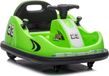 LEAN TOYS Véhicule électrique, véhicule rechargeable, Gts1166, voiture d'enfant verte, voiture électrique