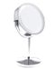 TUKA-i-AKUT TKD3145-10x Verlichte make-upspiegel met ledverlichting, 10 x vergroting, 7 inch make-upspiegel, badkamerspiegel voor make-up scheren, dubbelzijdig scheerniveau, werkt op batterijen