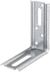 Alberts 866242 stelhoek | 90°-hoek, ingeperst, met sleufgat | sendzimir verzinkt | 70 x 80 x 30 mm | set van 50