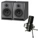 Devine RX-5A enceintes de monitoring (la paire) + Devine M-Mic PRO USB BK